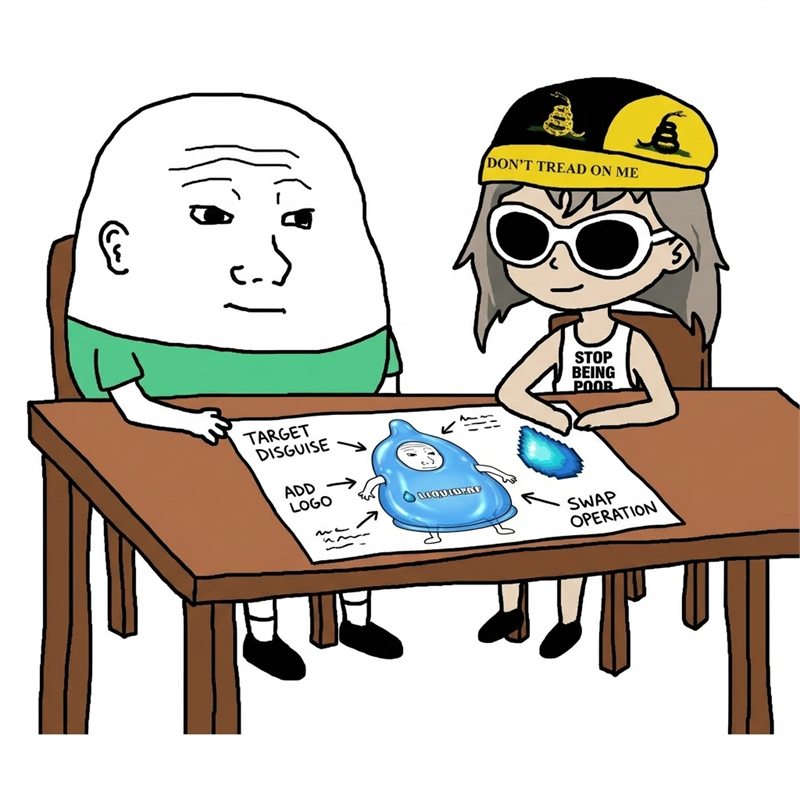 Liquid AF planning table meme